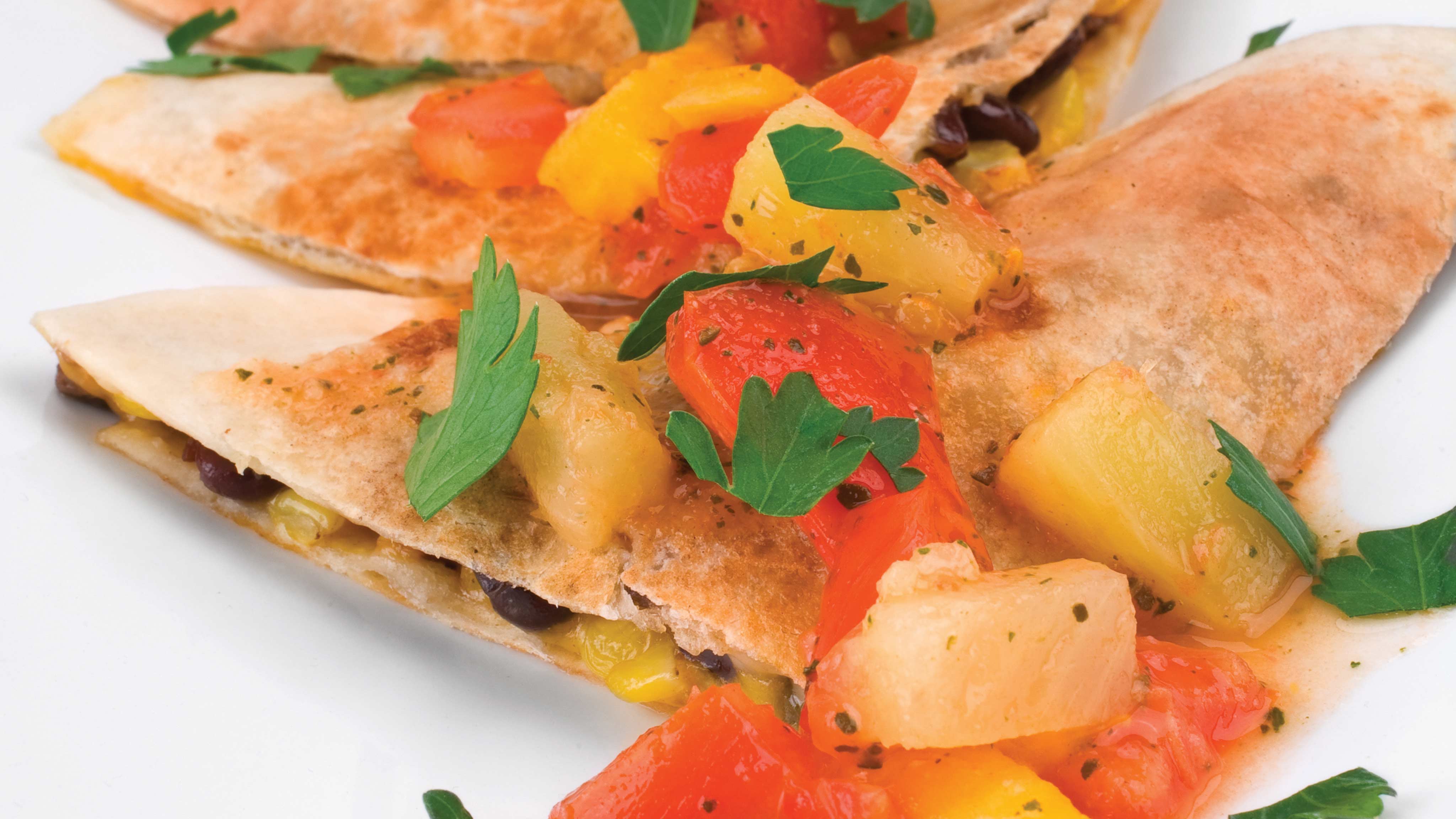 Image for Recipe Brunch Quesadillas with Fruit Salsa